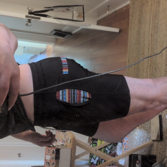 Men's Black Casual Shorts - Picture 5 of 6